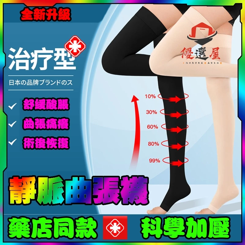 特賣！！壓力小腿襪 靜脈曲張襪 壓力襪 美腿襪 襪套小腿襪 運動塑形美腿襪 高壓護理 瘦腿襪 小腿壓力襪梯度彈力壓縮襪絲襪