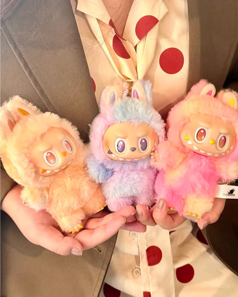 泡泡瑪特拉布布心動馬卡龍3.0/坐坐派對/前方高能搪膠公仔